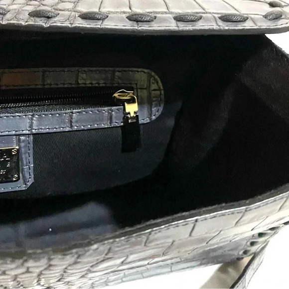 Claudia Firenze embossed crocodile handbag - Picture 10 of 10